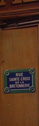 rue Sainte Croix de la Bretonnerie