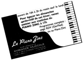 Le Piano Zinc